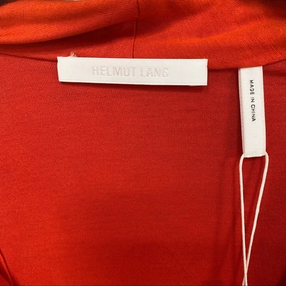 Helmut Lang | Overlap Draped Top In Helium Pink S - Picture 6 of 12